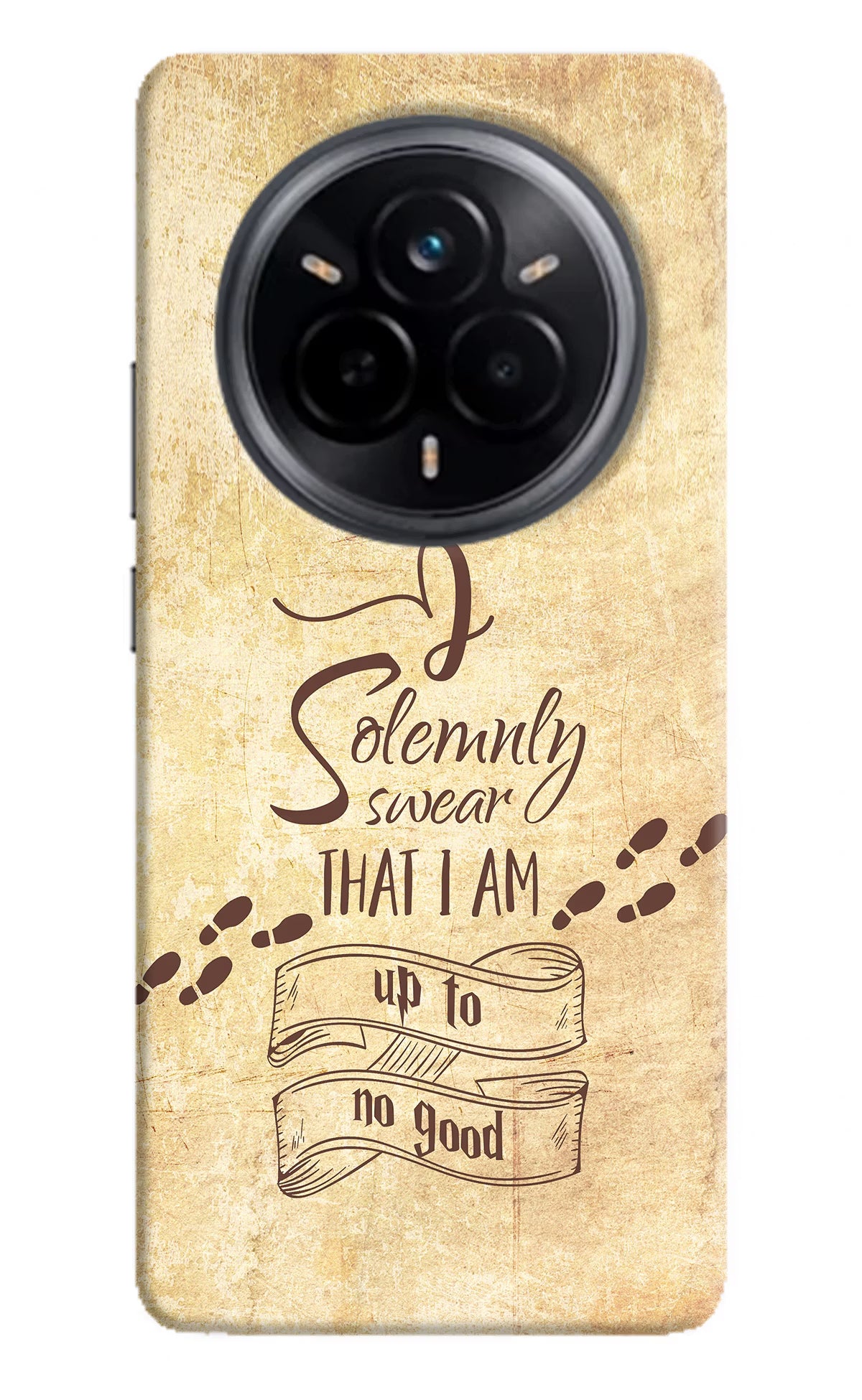 I Solemnly swear that i up to no good Realme 14 Pro 5G Hard Case Back Cover by Casekaro