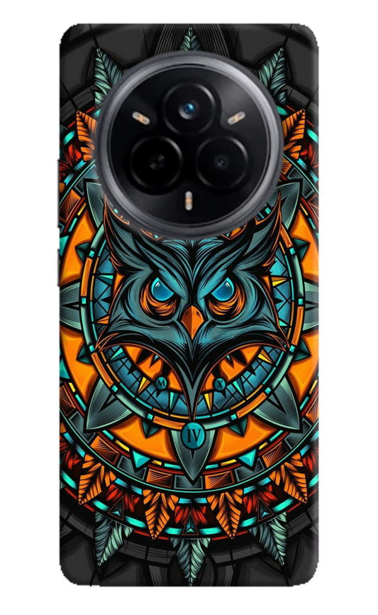 Angry Owl Art Realme 14 Pro 5G Hard Case Back Cover by Casekaro