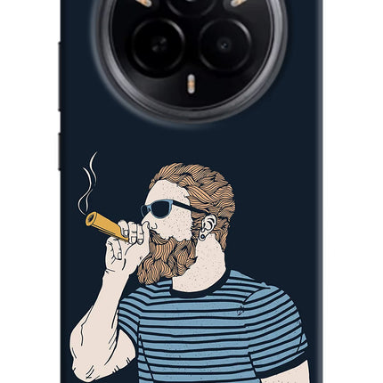 Smoking Realme 14 Pro 5G Hard Case Back Cover by Casekaro