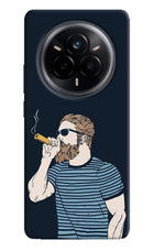 Smoking Realme 14 Pro 5G Hard Case Back Cover by Casekaro