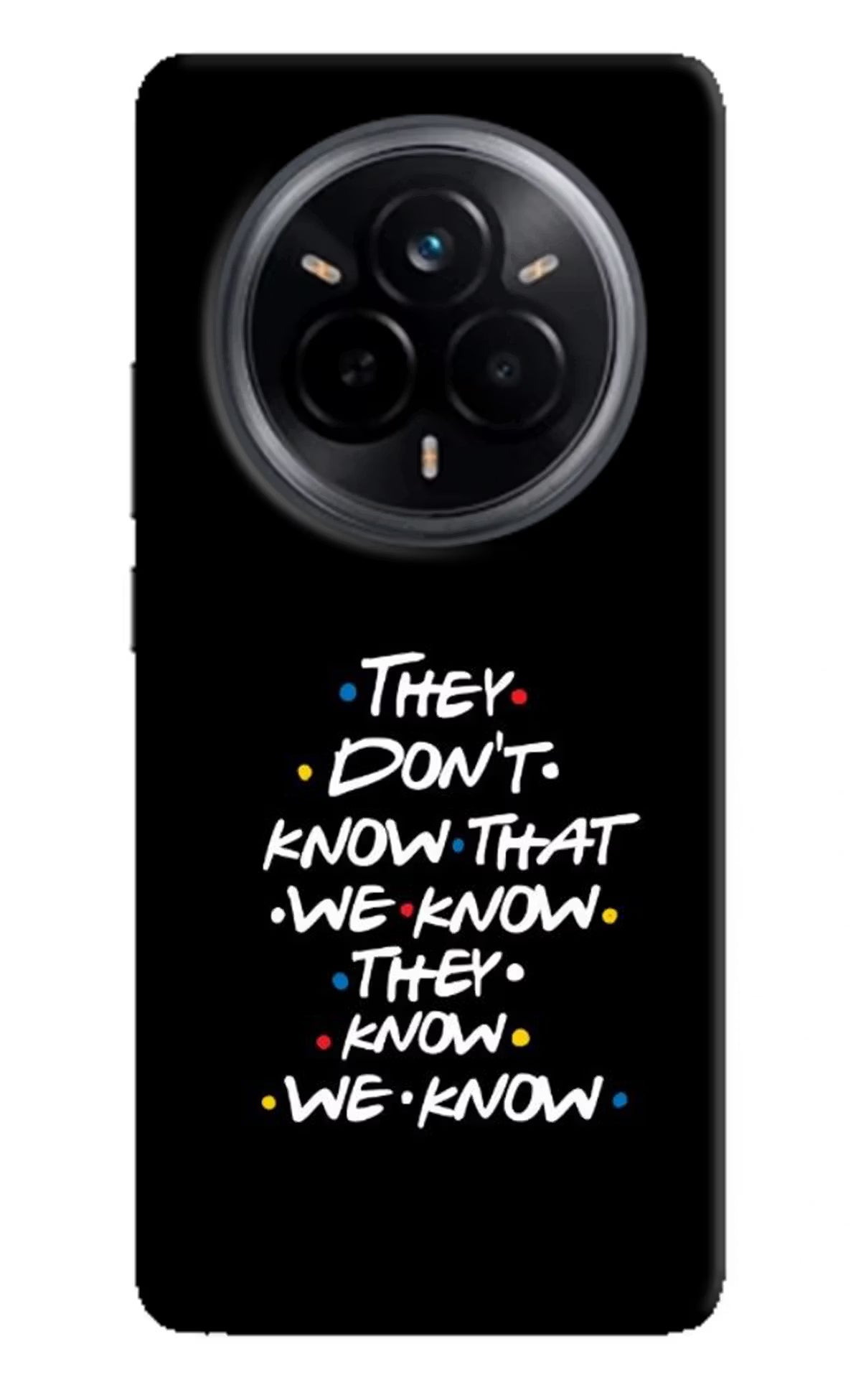 FRIENDS Dialogue Realme 14 Pro 5G Hard Case Back Cover by Casekaro