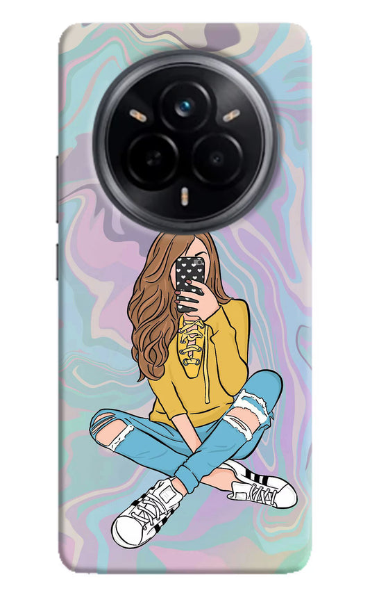 Selfie Girl Realme 14 Pro 5G Hard Case Back Cover by Casekaro