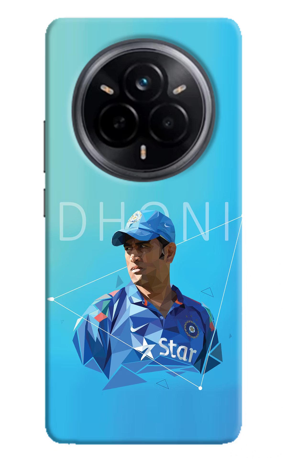 Dhoni Artwork Realme 14 Pro 5G Hard Case Back Cover by Casekaro