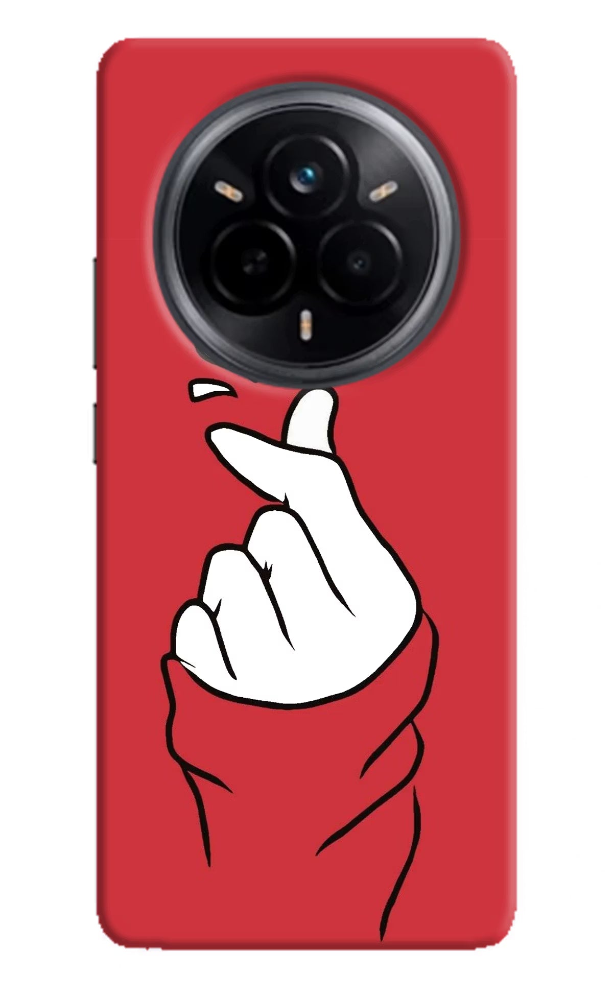 Korean Love Sign Realme 14 Pro 5G Hard Case Back Cover by Casekaro