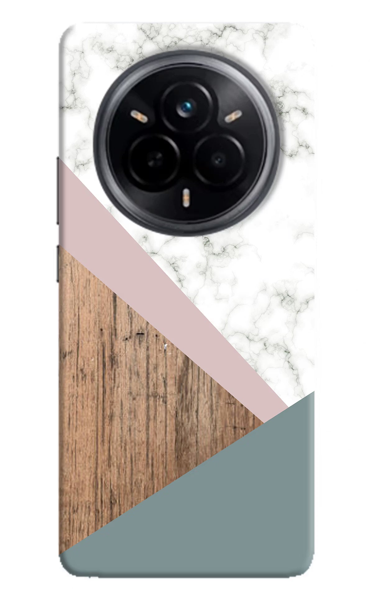 Marble wood Abstract Realme 14 Pro 5G Hard Case Back Cover by Casekaro