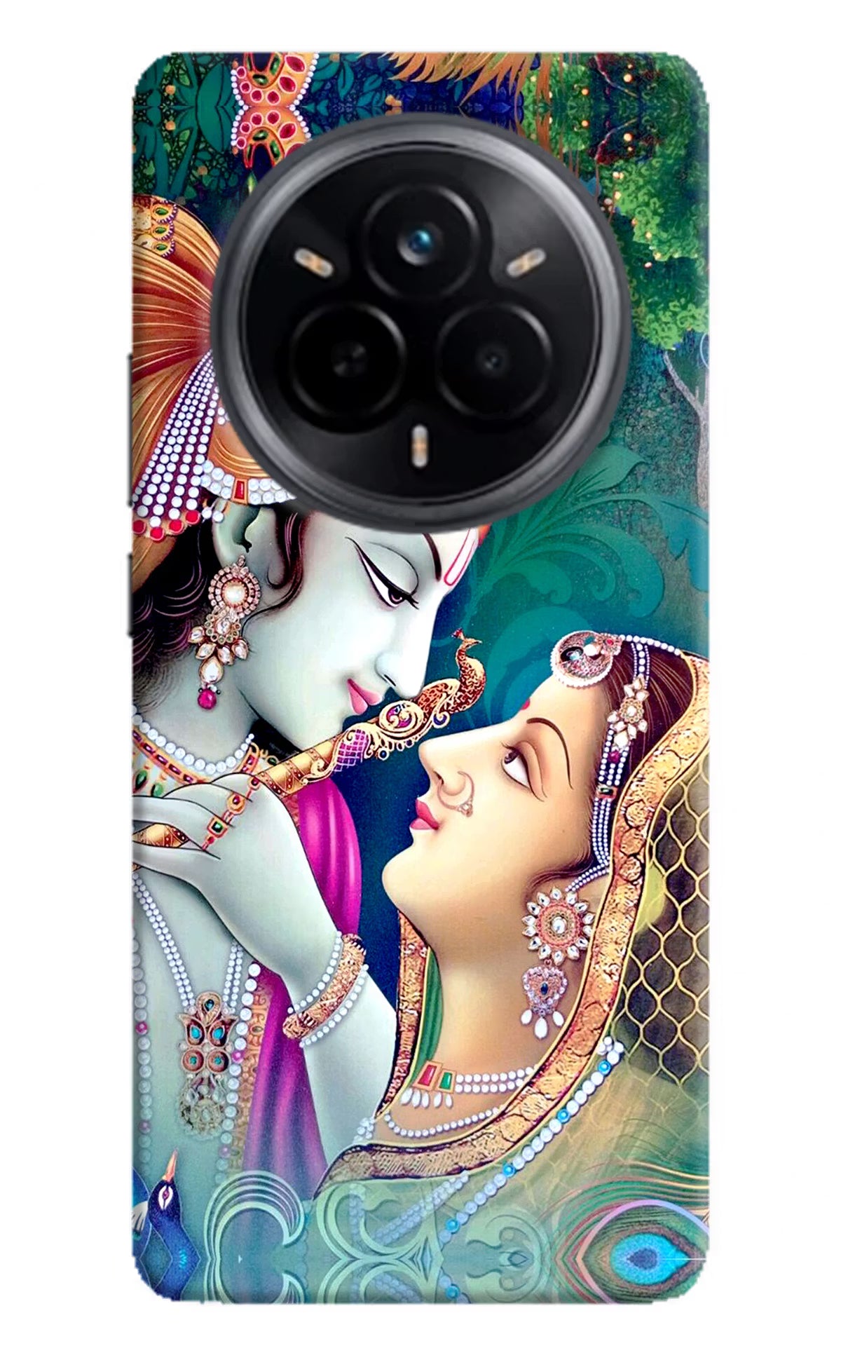 Lord Radha Krishna Realme 14 Pro 5G Hard Case Back Cover by Casekaro
