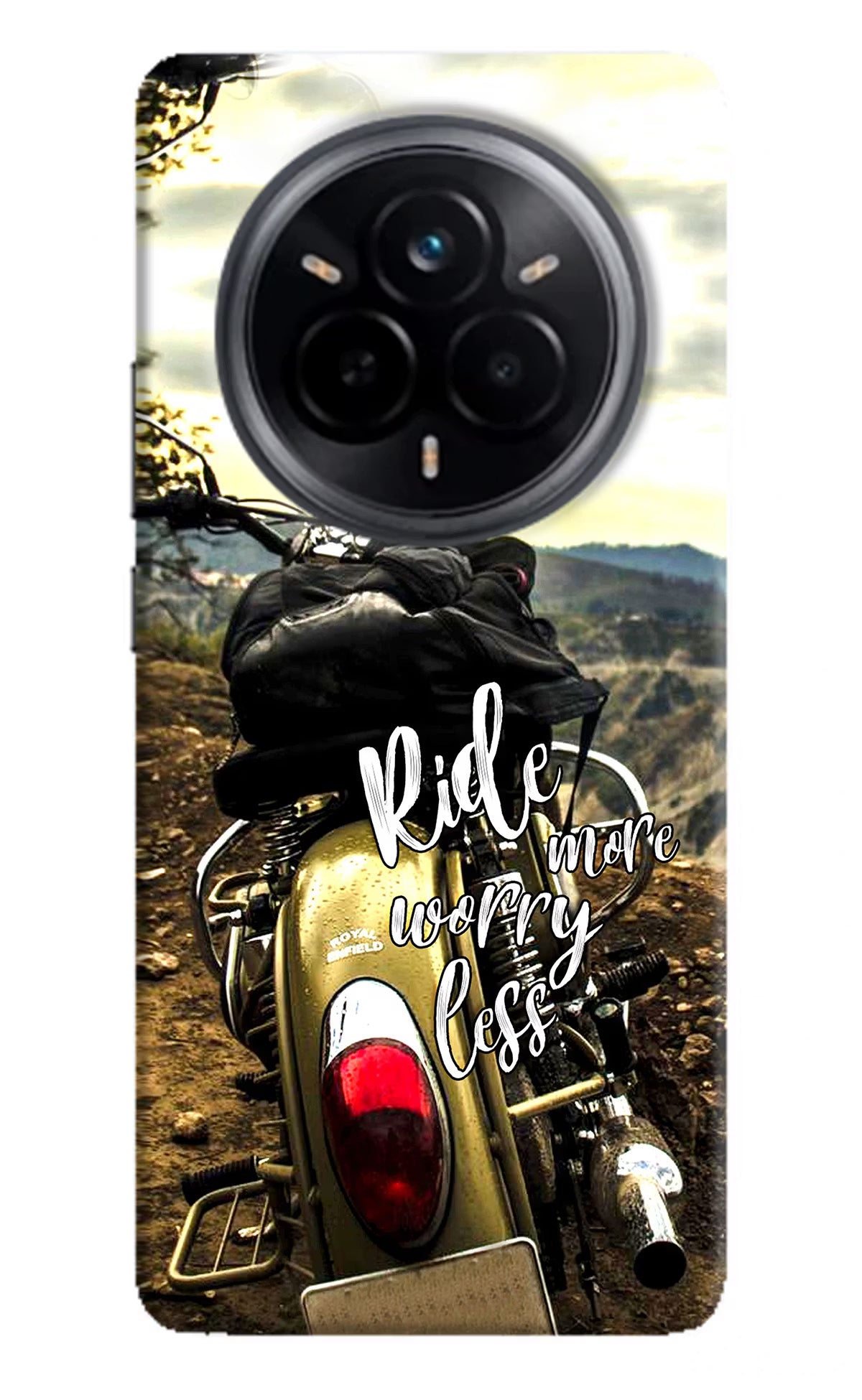 Ride More Worry Less Realme 14 Pro 5G Hard Case Back Cover by Casekaro