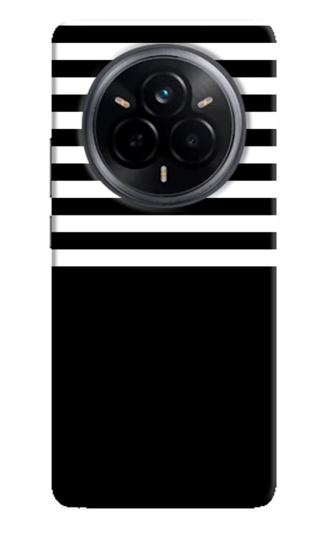 Black and White Print Realme 14 Pro 5G Hard Case Back Cover by Casekaro