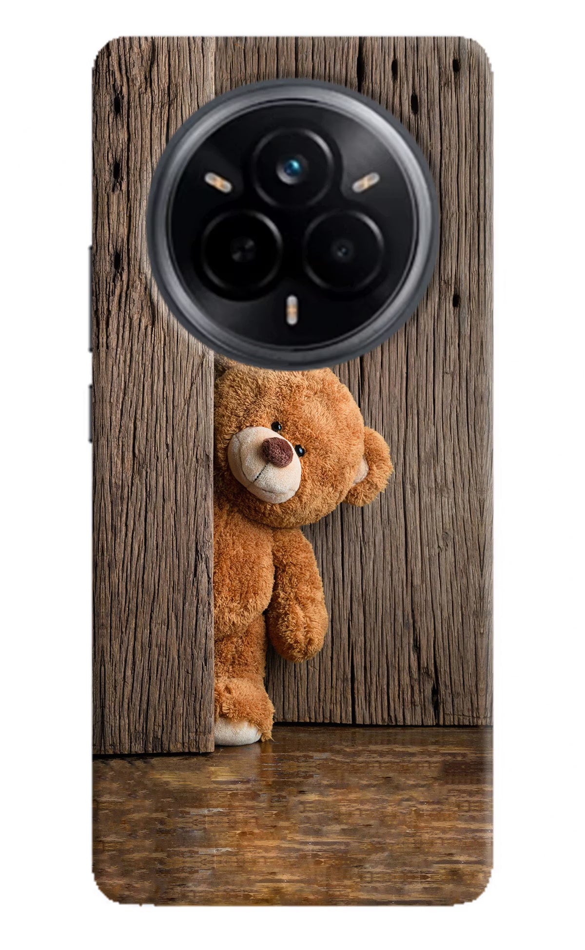 Teddy Wooden Realme 14 Pro 5G Hard Case Back Cover by Casekaro