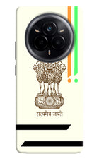 Satyamev Jayate Brown Logo Realme 14 Pro 5G Hard Case Back Cover by Casekaro