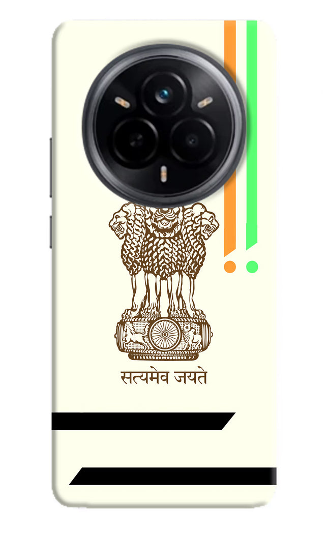 Satyamev Jayate Brown Logo Realme 14 Pro 5G Hard Case Back Cover by Casekaro