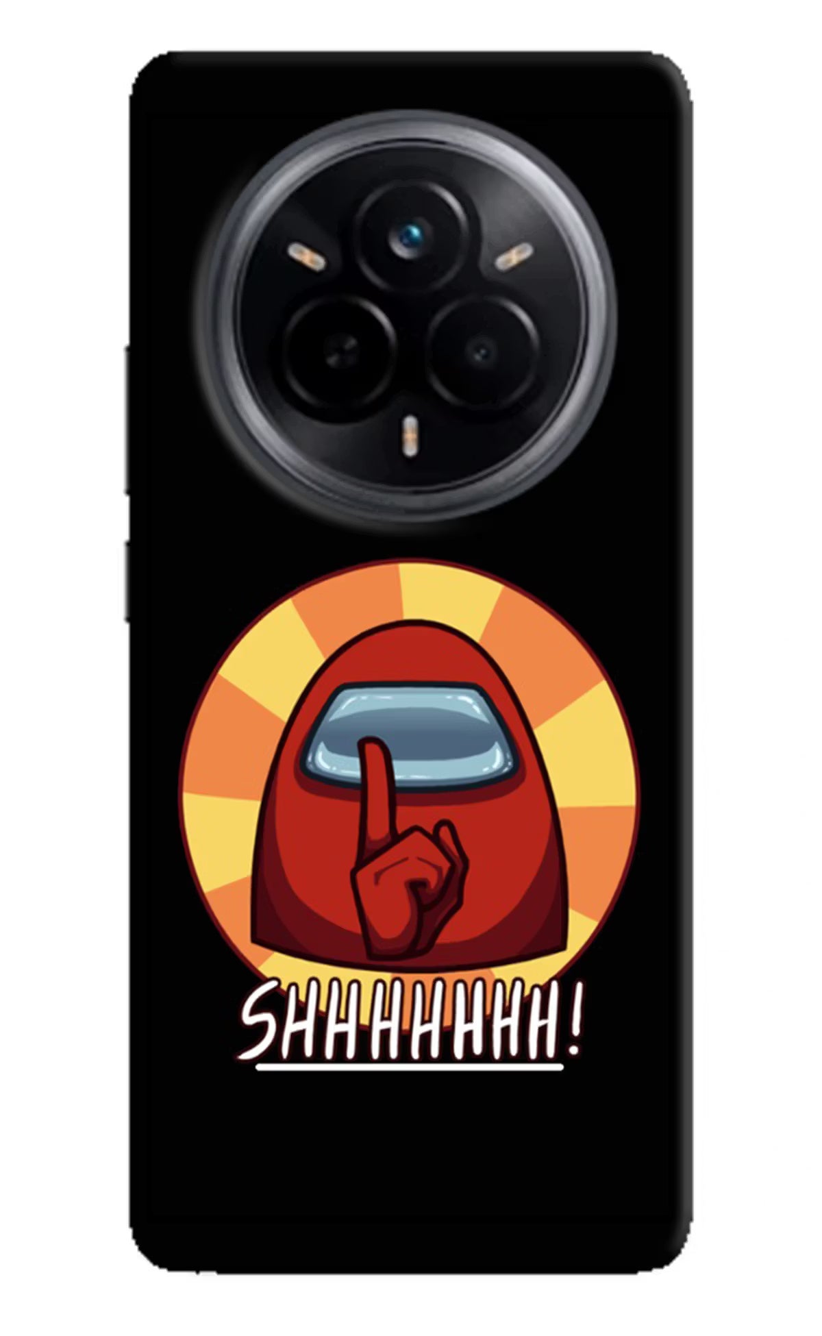 Among Us Shhh! Realme 14 Pro 5G Hard Case Back Cover by Casekaro