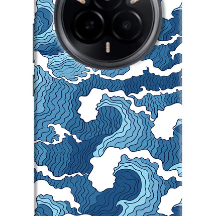 Blue Waves Realme 14 Pro 5G Hard Case Back Cover by Casekaro