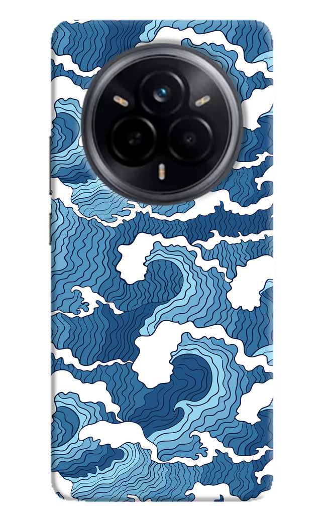 Blue Waves Realme 14 Pro 5G Hard Case Back Cover by Casekaro