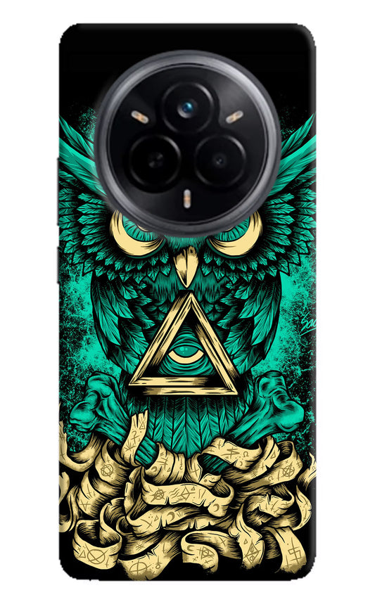 Green Owl Realme 14 Pro 5G Hard Case Back Cover by Casekaro