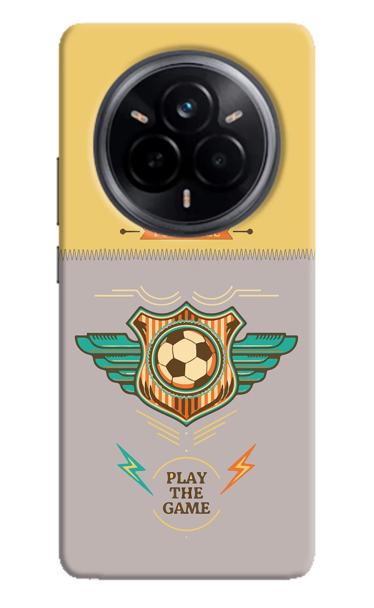 Football Realme 14 Pro 5G Hard Case Back Cover by Casekaro