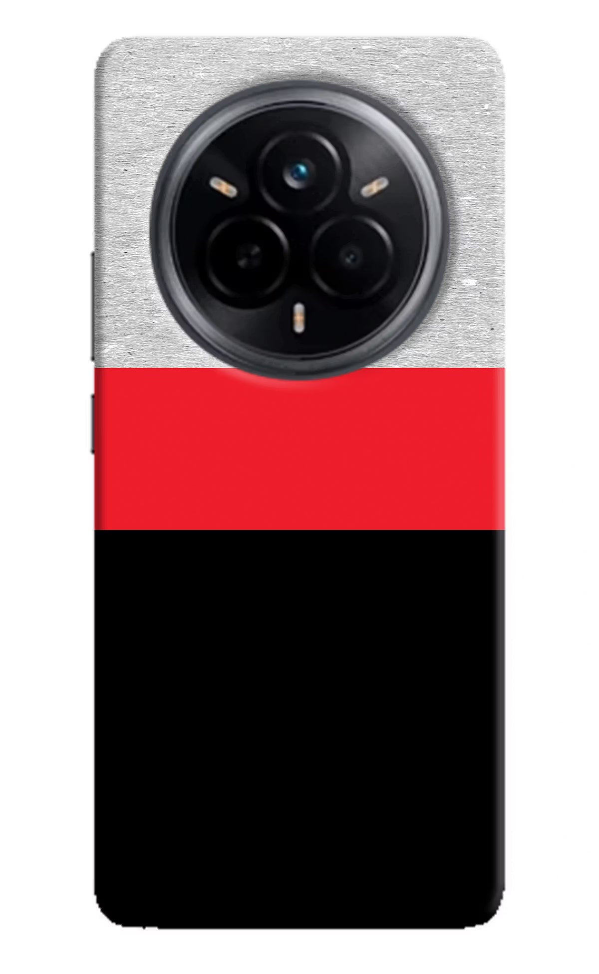 Tri Color Pattern Realme 14 Pro 5G Hard Case Back Cover by Casekaro