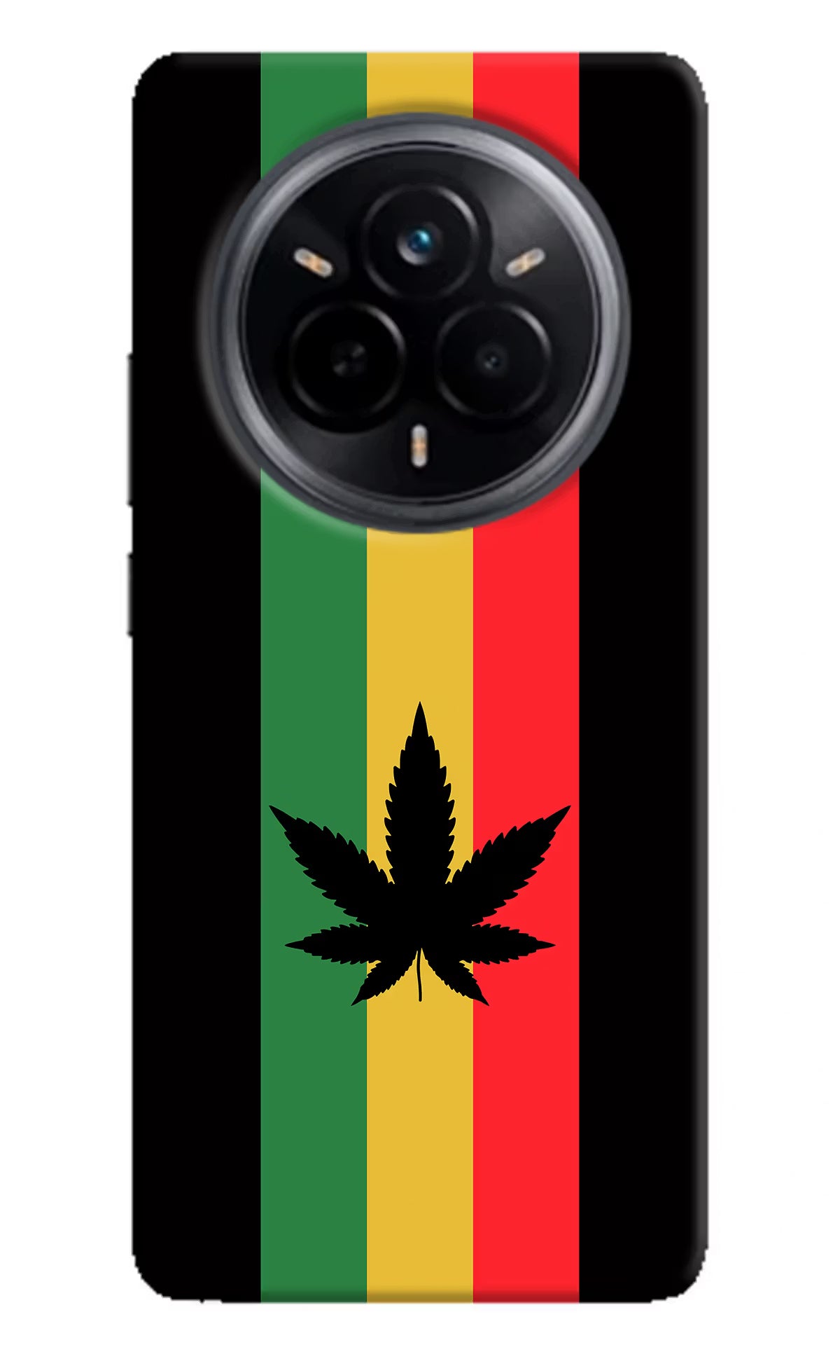 Weed Flag Realme 14 Pro 5G Hard Case Back Cover by Casekaro