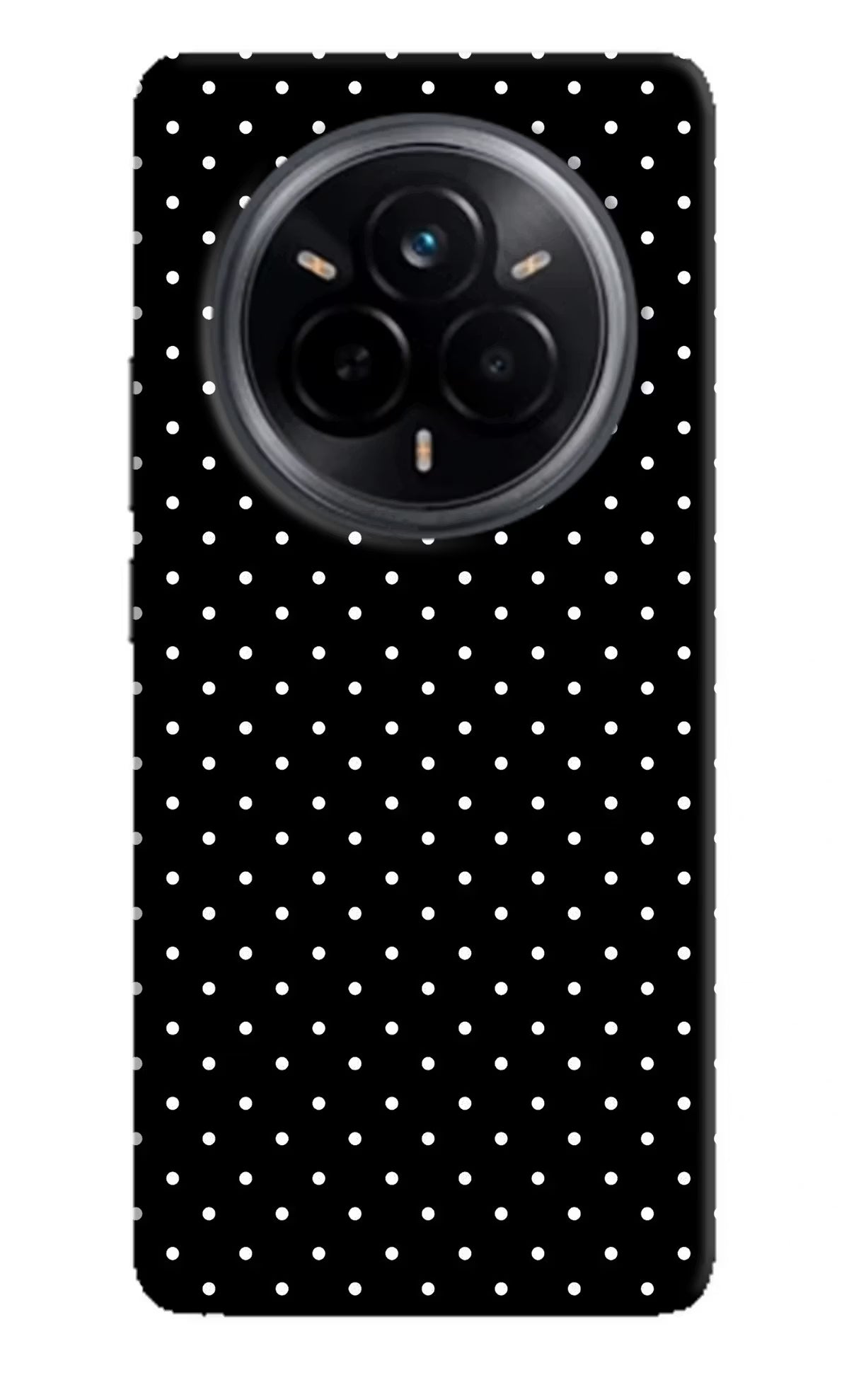 White Dots Realme 14 Pro 5G Hard Case Back Cover by Casekaro