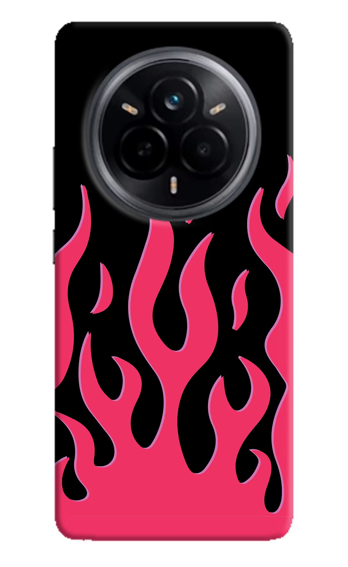 Fire Flames Realme 14 Pro 5G Hard Case Back Cover by Casekaro
