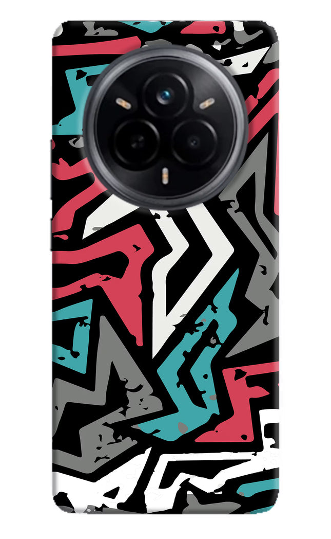 Geometric Graffiti Realme 14 Pro 5G Hard Case Back Cover by Casekaro