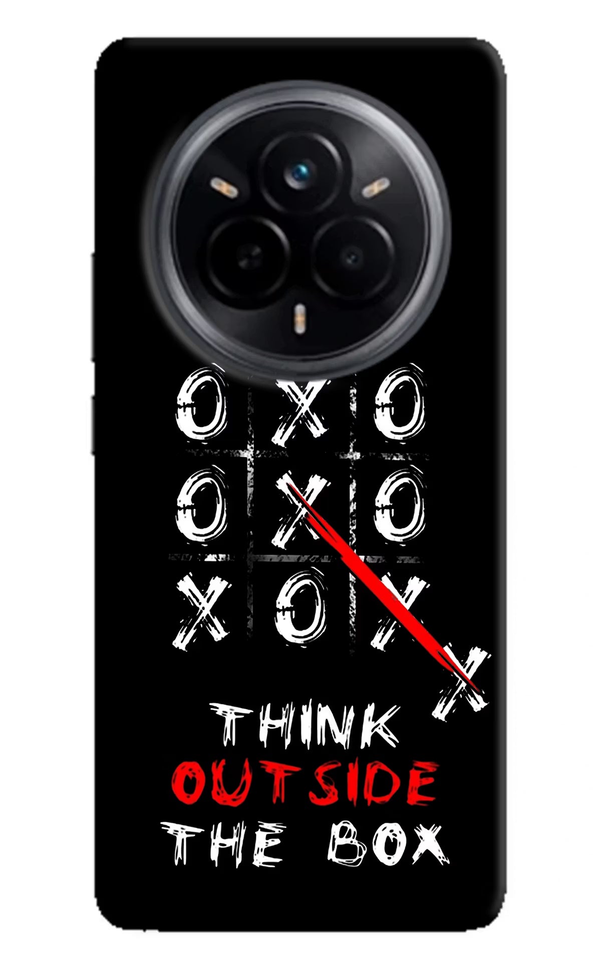 Think out of the BOX Realme 14 Pro 5G Hard Case Back Cover by Casekaro