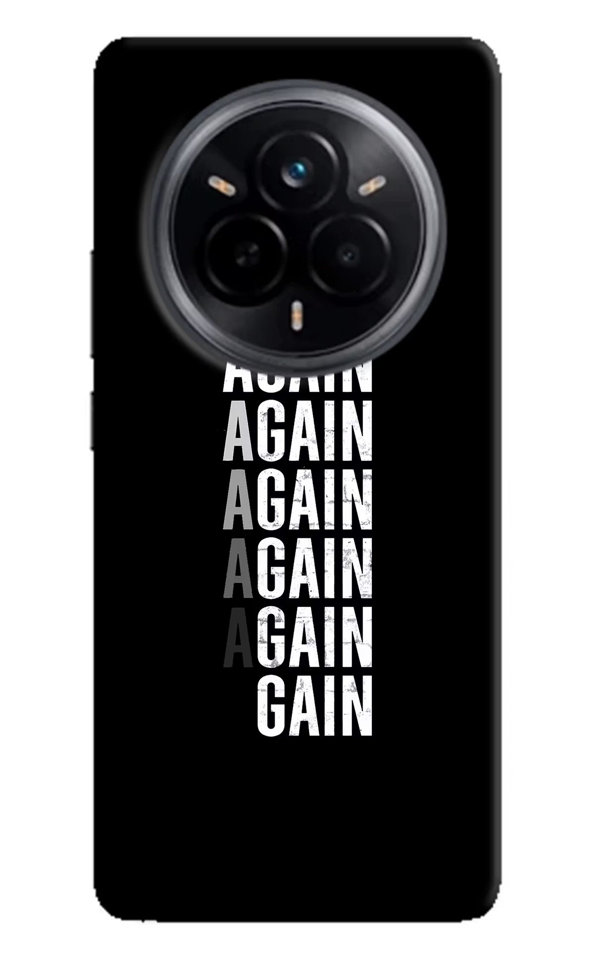 Again Again Gain Realme 14 Pro 5G Hard Case Back Cover by Casekaro
