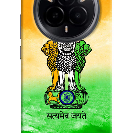 Satyamev Jayate Flag Realme 14 Pro 5G Hard Case Back Cover by Casekaro