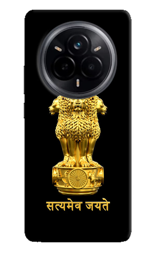 Satyamev Jayate Golden Realme 14 Pro 5G Hard Case Back Cover by Casekaro