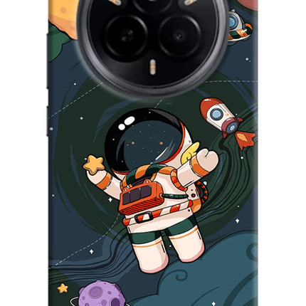 Cartoon Astronaut Realme 14 Pro 5G Hard Case Back Cover by Casekaro