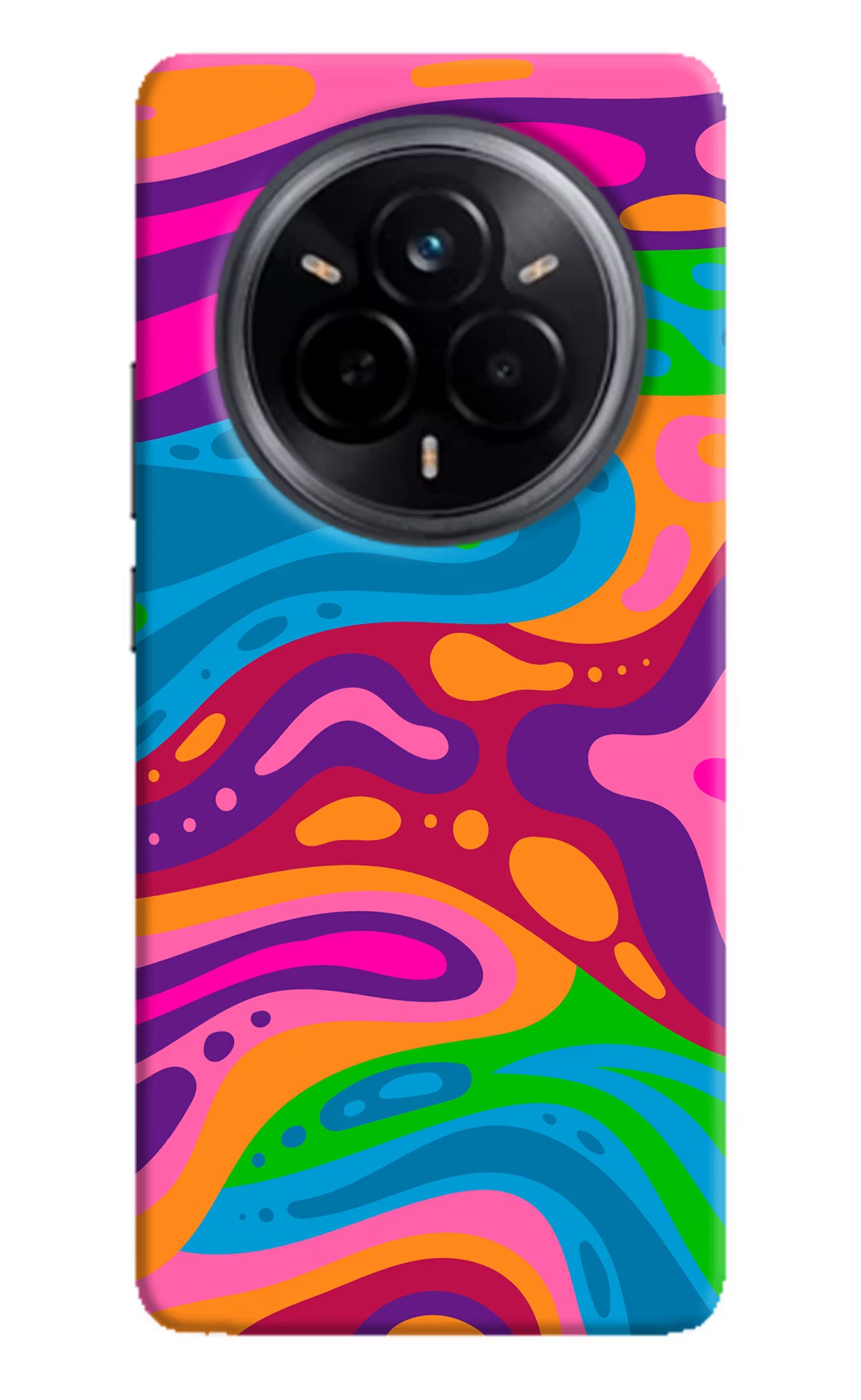 Trippy Pattern Realme 14 Pro 5G Hard Case Back Cover by Casekaro
