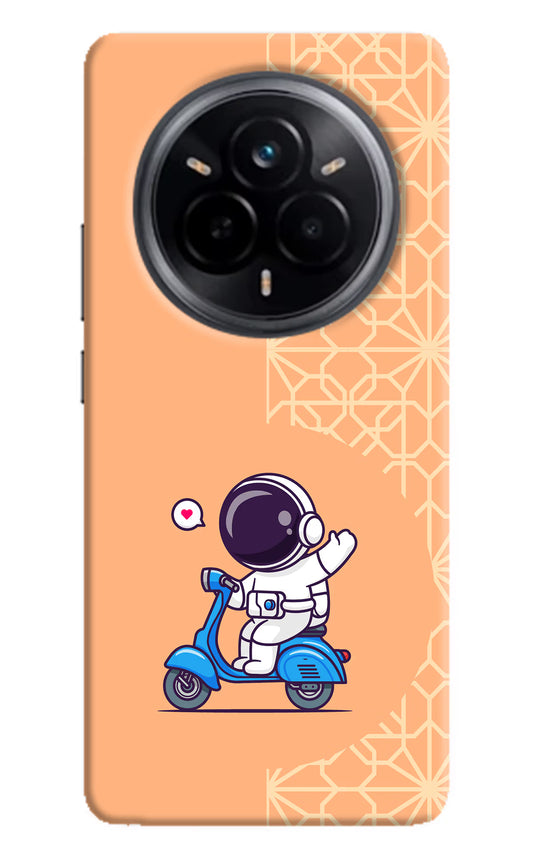 Cute Astronaut Riding Realme 14 Pro 5G Hard Case Back Cover by Casekaro