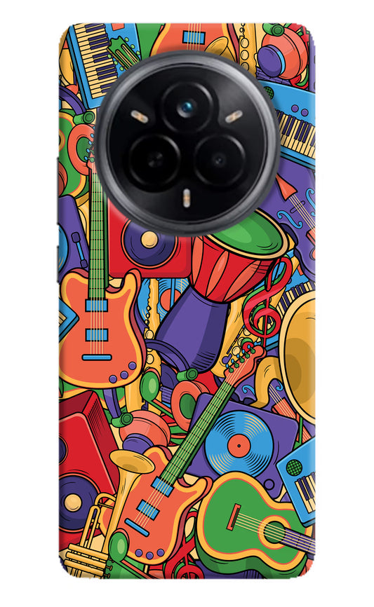Music Instrument Doodle Realme 14 Pro 5G Hard Case Back Cover by Casekaro