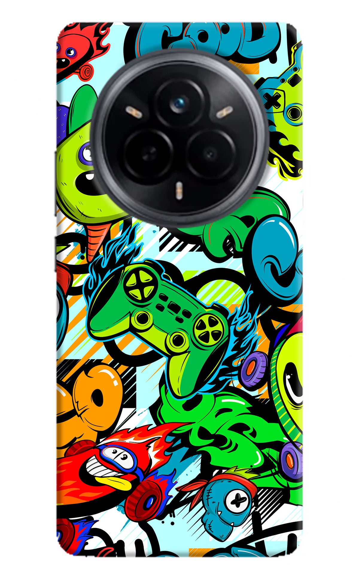 Game Doodle Realme 14 Pro 5G Hard Case Back Cover by Casekaro
