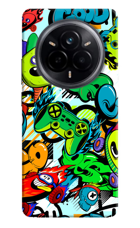 Game Doodle Realme 14 Pro 5G Hard Case Back Cover by Casekaro