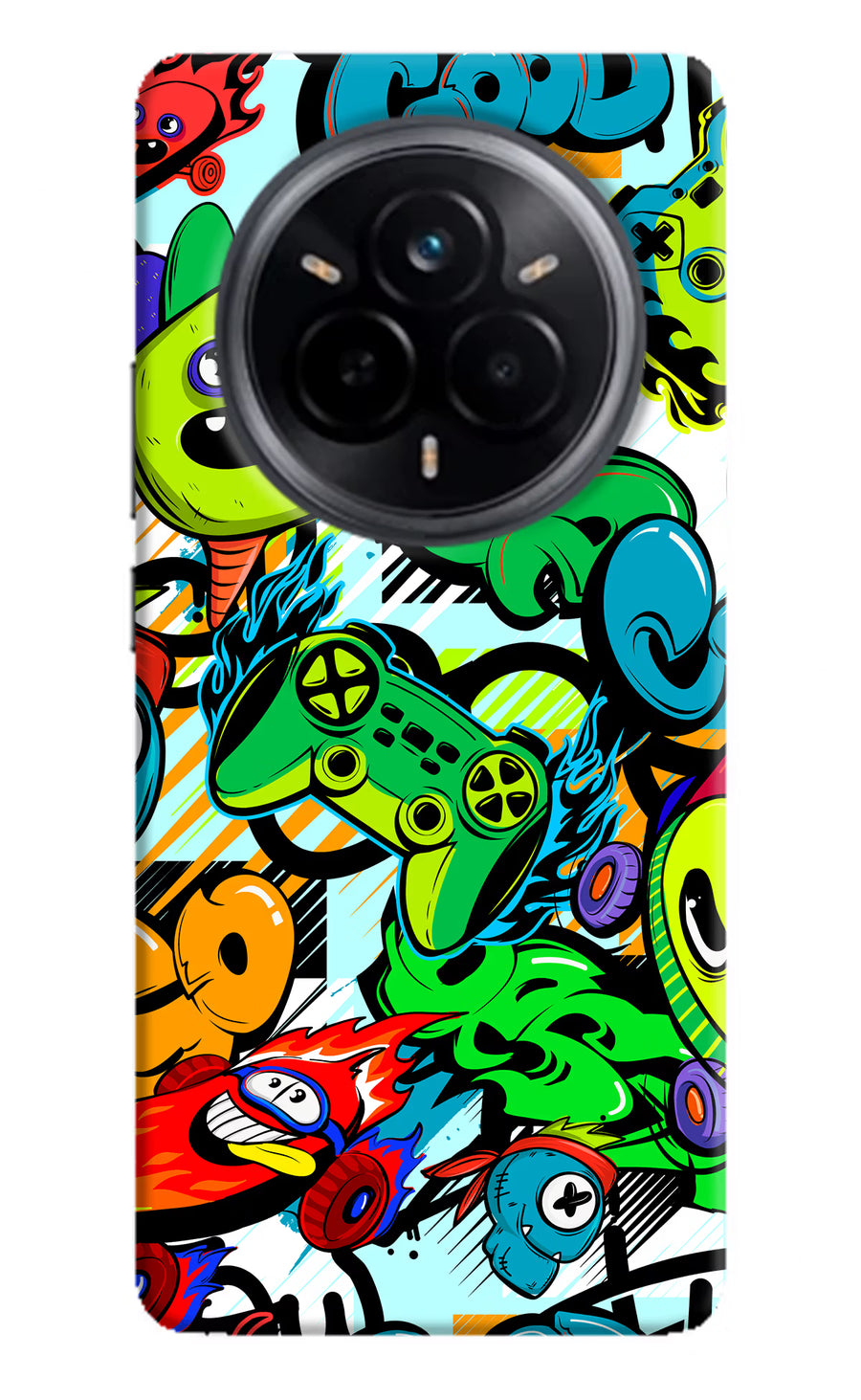 Game Doodle Realme 14 Pro 5G Back Cover, Hard case