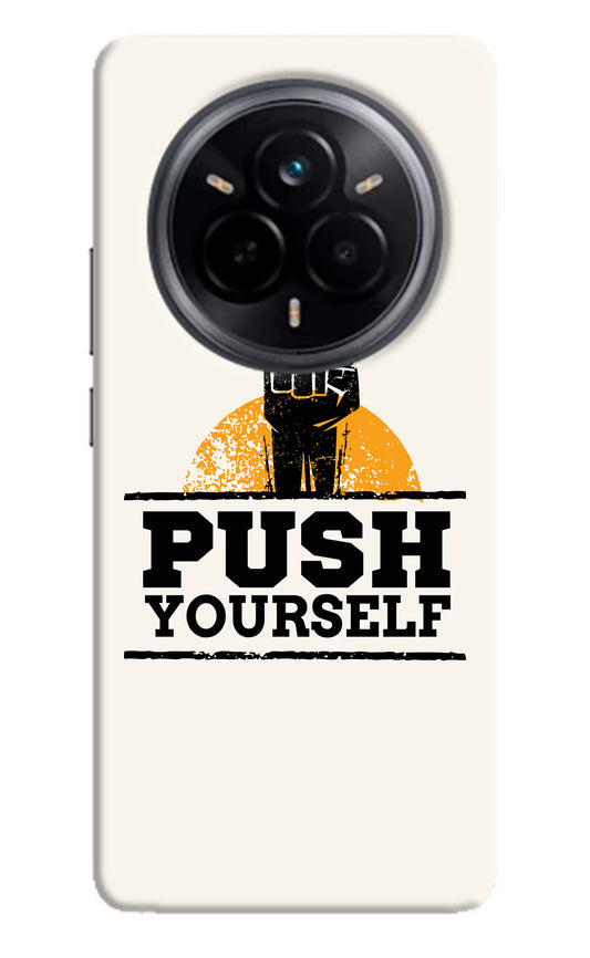 Push Yourself Realme 14 Pro 5G Hard Case Back Cover by Casekaro