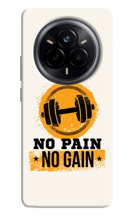 No Pain No Gain Realme 14 Pro 5G Hard Case Back Cover by Casekaro