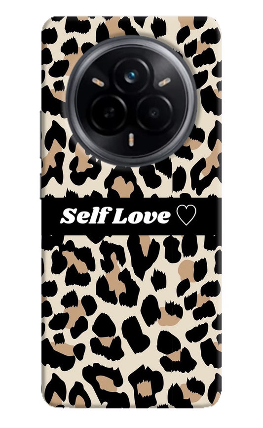 Leopard Print Self Love Realme 14 Pro 5G Hard Case Back Cover by Casekaro