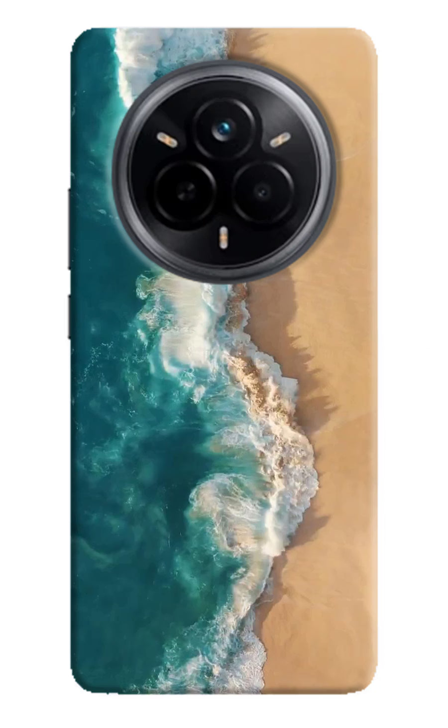 Ocean Beach Realme 14 Pro 5G Back Cover, Hard case