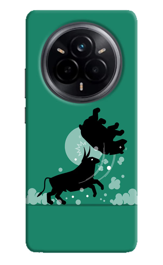 Bull Conqueror Realme 14 Pro 5G Hard Case Back Cover by Casekaro