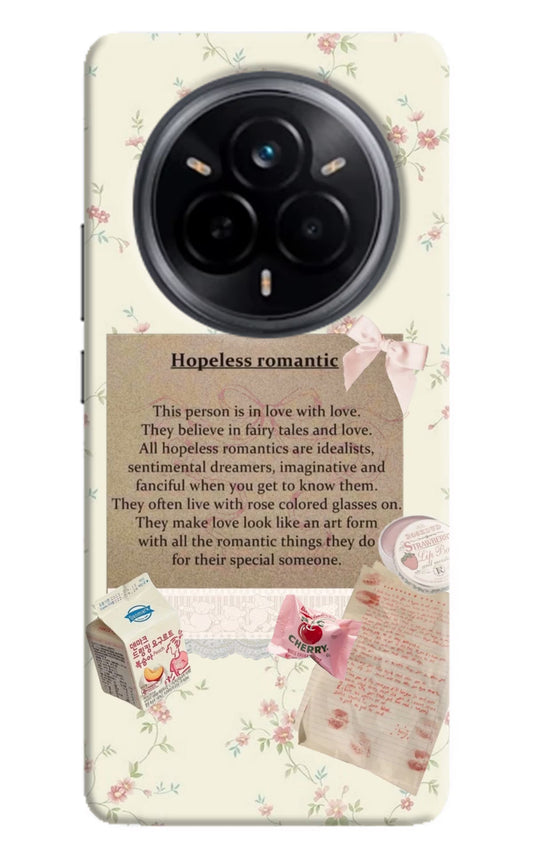 Hopeless Romantic Realme 14 Pro 5G Hard Case Back Cover by Casekaro