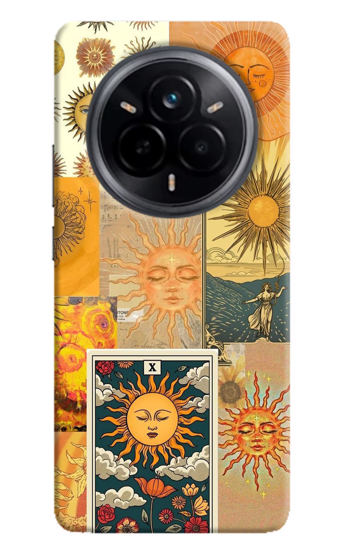 Sun Realme 14 Pro 5G Hard Case Back Cover by Casekaro