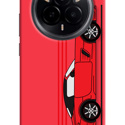 Red Velocity Realme 14 Pro 5G Hard Case Back Cover by Casekaro
