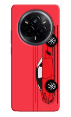 Red Velocity Realme 14 Pro 5G Hard Case Back Cover by Casekaro