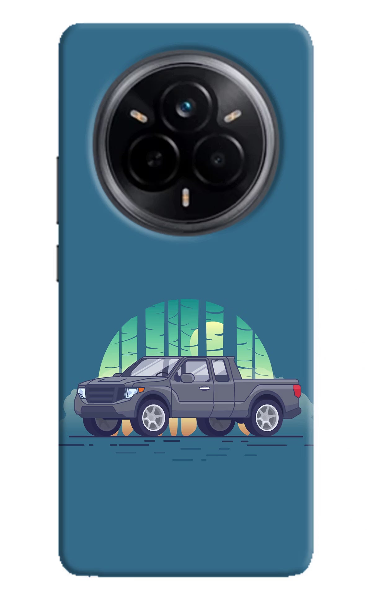 Retro Garage Vibe Realme 14 Pro 5G Hard Case Back Cover by Casekaro