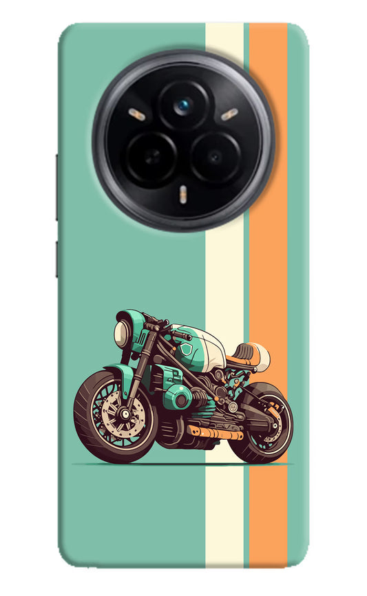 Striped Moto Drift Realme 14 Pro 5G Hard Case Back Cover by Casekaro