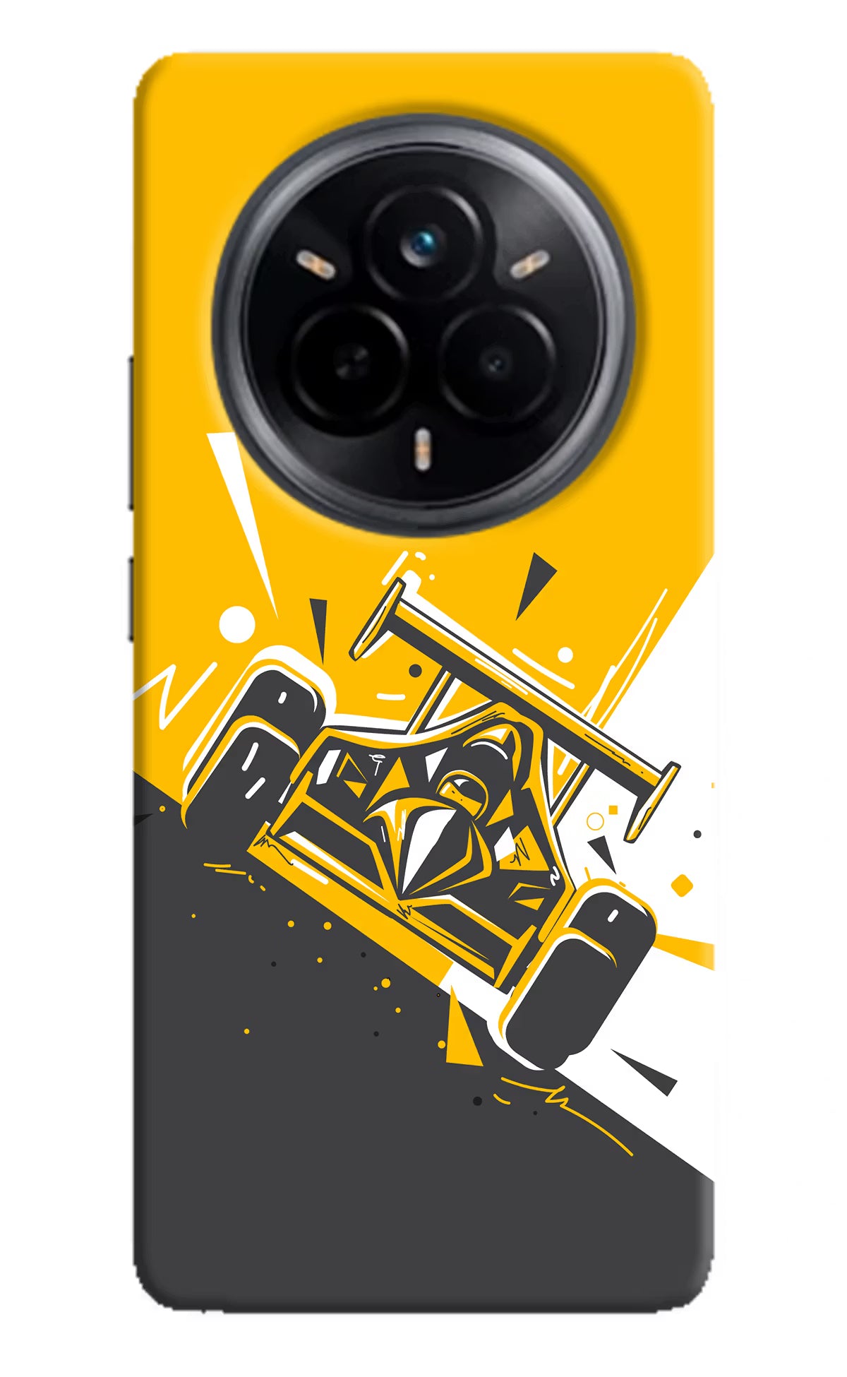 Track King Realme 14 Pro 5G Hard Case Back Cover by Casekaro