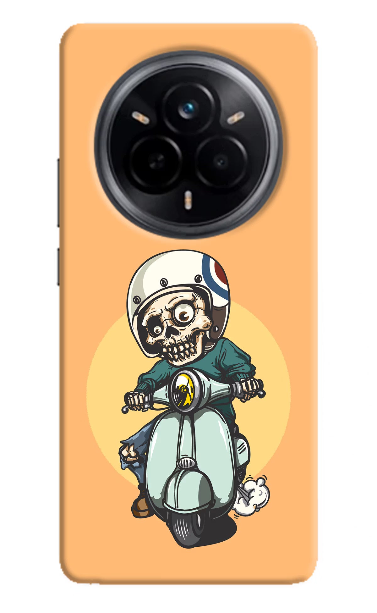 Undead Biker Realme 14 Pro 5G Hard Case Back Cover by Casekaro