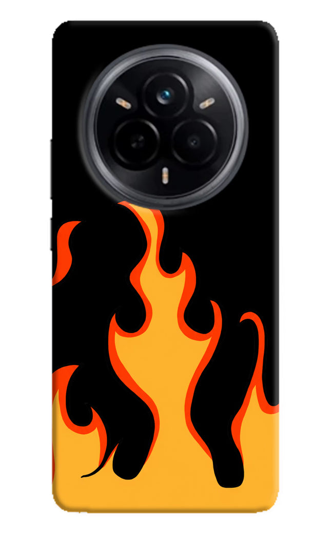Fired Up – Black Realme 14 Pro 5G Hard Case Back Cover by Casekaro